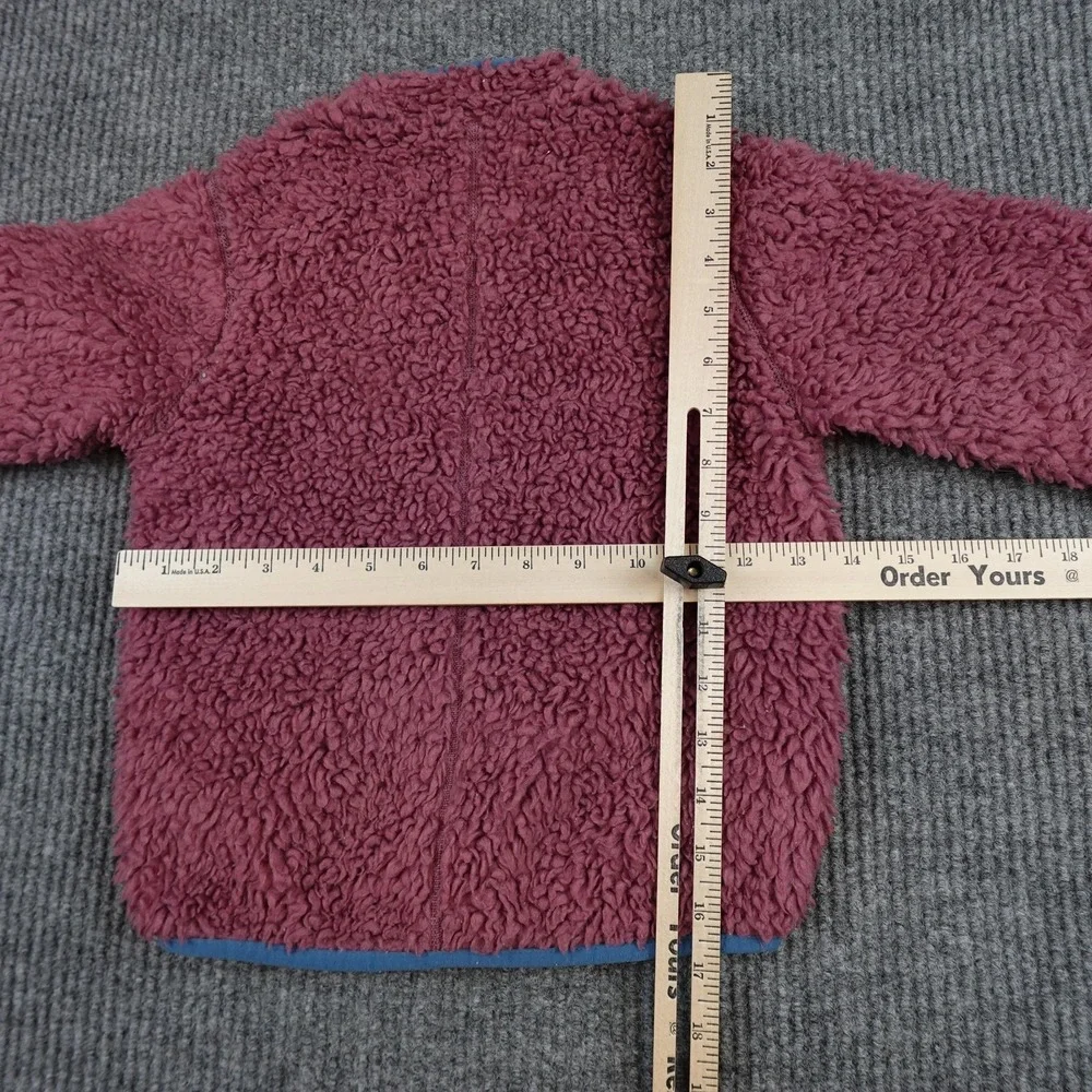 Patagonia Baby Retro X Fleece Jacket Girls 5T Pink Sherpa Lined Full Zip 61025